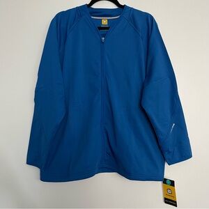 Women’s WonderWink Fleece Full-Zip Jacket Royal Size XL